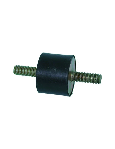 Silent bloc universel mâle/mâle - Ø: 40mm - Longueur: 30mm, Filet: M10 - Longueur filet: 23mm