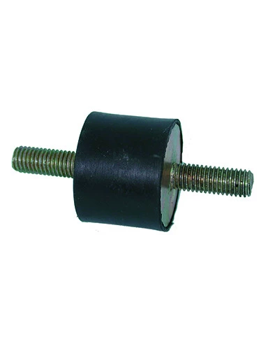 Silent bloc universel mâle/mâle - Ø: 40mm - Longueur: 30mm, Filet: M8 - Longueur filet: 23mm