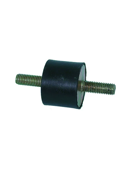 Silent bloc universel mâle/mâle - Ø: 40mm - Longueur: 30mm, Filet: M8 - Longueur filet: 23mm