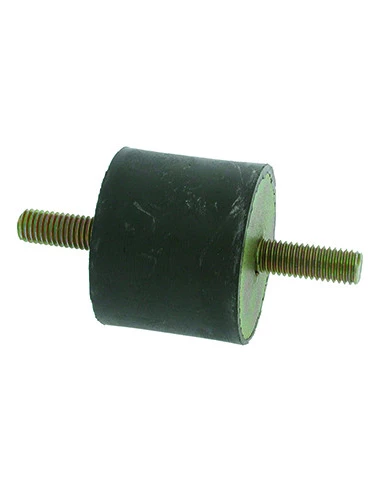 Silent bloc universel mâle/mâle - Ø: 50mm - Longueur: 40mm, Filet: M10 - Longueur filet: 27mm