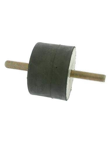 Silent bloc universel mâle/mâle - Ø: 70mm - Longueur: 50mm, Filet: M12 - Longueur filet: 37mm