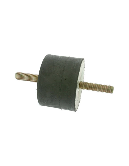 Silent bloc universel mâle/mâle - Ø: 70mm - Longueur: 50mm, Filet: M12 - Longueur filet: 37mm