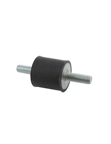 Silent bloc universel mâle/mâle - Ø: 30mm - Longueur: 30mm, Filet: M8 - Longueur filet: 23/23mm.