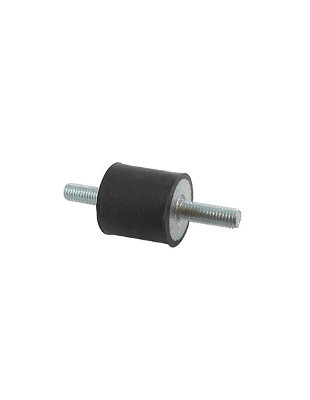 Silent bloc universel mâle/mâle - Ø: 30mm - Longueur: 30mm, Filet: M8 - Longueur filet: 23/23mm.