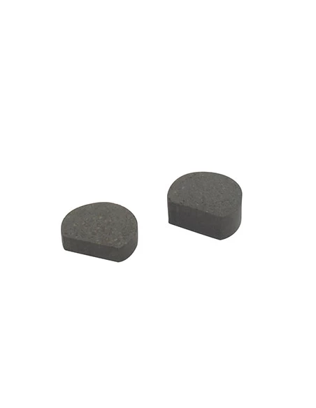 Lot de 2 plaquettes de frein avec méplat . Ø: 28mm Ep: 7 & 14mm. Remplace origine MURRAY: 776938