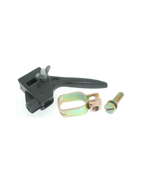 Manette d'accélération universelle pour débroussailleuse à dos et autres. Poignée courte pour tube Ø: 16mm.