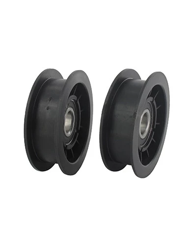 Poulie de traction en résine à gorge plate sur roulement adaptable CASTELGARDEN - GGP - HUSQVARNA - STIGA pour machines J92, J92