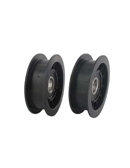 Poulie de traction en résine à gorge plate sur roulement adaptable CASTELGARDEN - GGP - HUSQVARNA - STIGA pour machines J92, J92