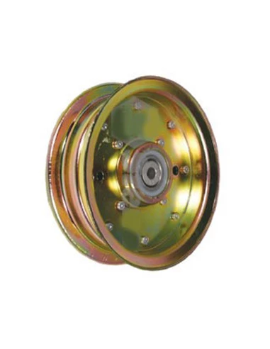 Poulie à gorge plate adaptable pour SCAG modèles 40'' et 48'' - H: 31,7mm, Ø: ext: 149,22mm, Ø int: 9,52mm. Remplace origine: 48