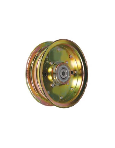 Poulie à gorge plate adaptable pour SCAG modèles 40'' et 48'' - H: 31,7mm, Ø: ext: 149,22mm, Ø int: 9,52mm. Remplace origine: 48