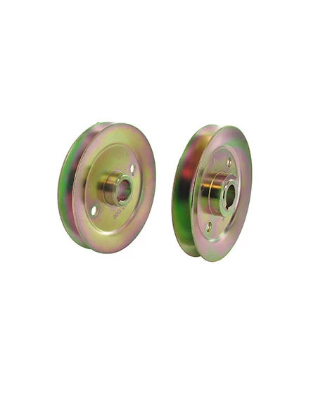 Poulie avec rainure de cale adaptable pour CASTELGARDEN modèle TC92 - Ø: ext: 126mm, Ø int: 20mm. Remplace origine: 25601563/0