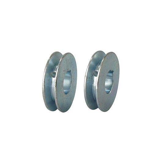 Poulie adaptable avec rainure de cale pour CASTELGARDEN modèles CL484TR/TRE, NG464TR et R484TR/TRE - H: 14mm Ø: ext: 58mm, Ø: in