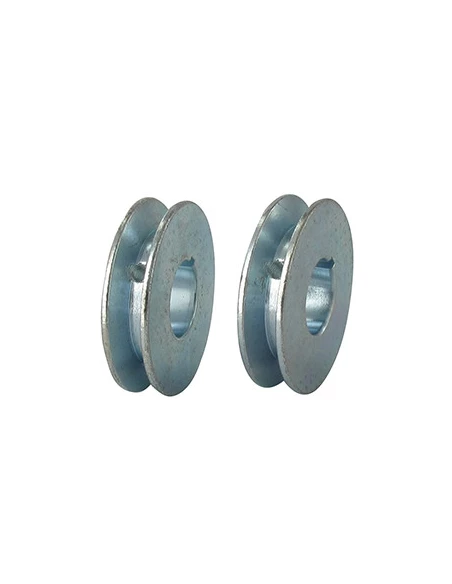 Poulie adaptable avec rainure de cale pour CASTELGARDEN modèles CL484TR/TRE, NG464TR et R484TR/TRE - H: 14mm Ø: ext: 58mm, Ø: in