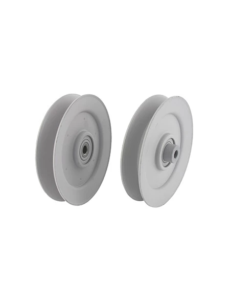 Poulie à gorge en V sur roulement adaptable pour AYP ROPER, BUNTON, HUSQVARNA - H: 24,2mm, Ø: ext: 127mm, Ø int: 9,5mm. Remplace