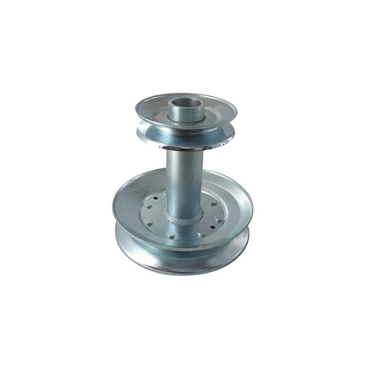 Poulie double sortie Moteur adaptable pour AYP ROPER, HUSQVARNA modèle YTH150. Remplace origine: 140186, 532 14 01-86, 532 17 54