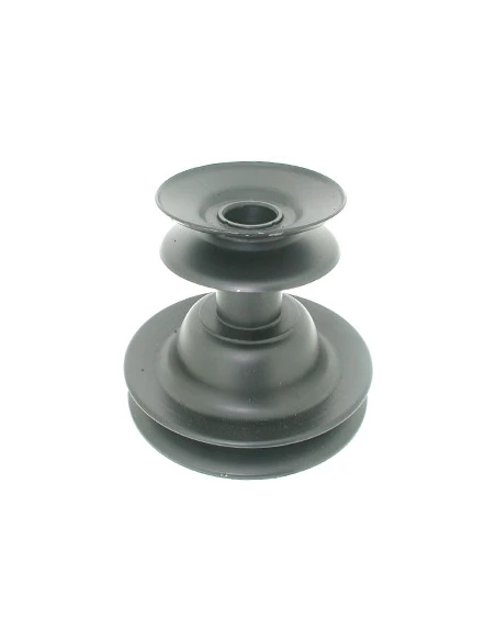 Poulie double sortie moteur adaptable pour MTD. Remplace origine: 756-0488, 756-0982, 756-0982B, 753-0635, 953-0635, 956-0488, 9