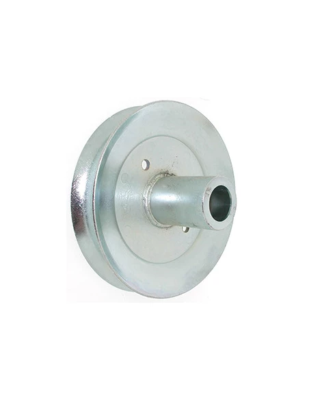 Poulie de Palier adaptable pour MTD série 600 (38'').Remplace origine: 756-0486.alésage:20,6mm (dentelé),Ø: ext:127mm. ( 7560486