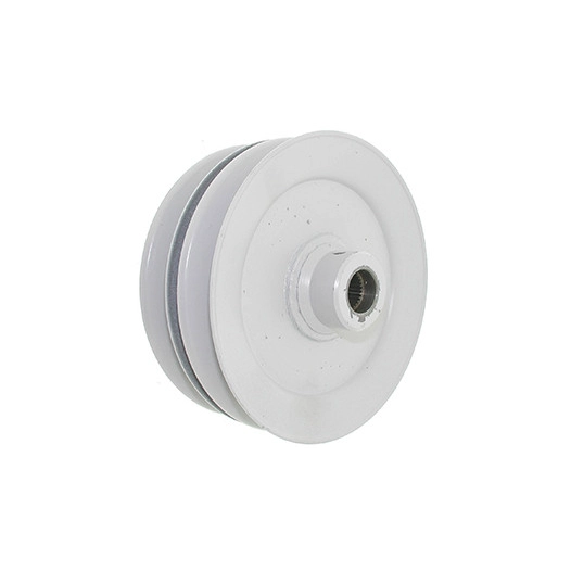 Poulie double pour palier de lame adaptable pour MURRAY modèles 14 et 18 ch. à coupe 46''.Remplace origine: 92128.Ø: ext:127mm,