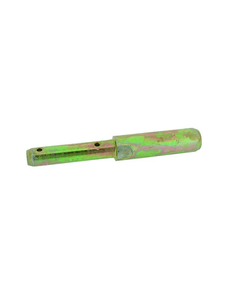 Axe d'attelage adaptable Longueur:180mm (90+90mm). Ø axe: 28/22mm. Distance trou a trou: 57mm.