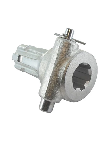 Réducteur/prolongateur version courte pour tracteurs KUBOTA modèles B5000, B5001. 6 dents / 6 dents. Avec verrouillage rapide.