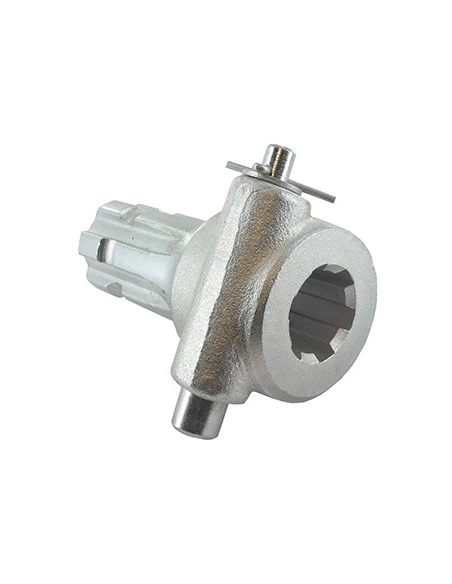 Réducteur/prolongateur version courte pour tracteurs KUBOTA modèles B5000, B5001. 6 dents / 6 dents. Avec verrouillage rapide.