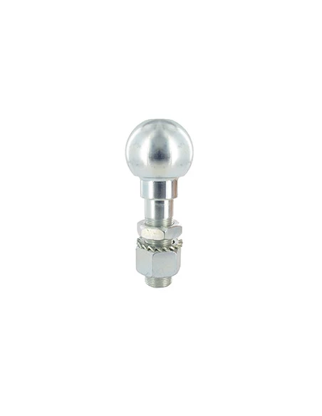 Boule d'attelage universelle - L (sous la boule): 125mm, Vis Ø: M22 x 1,5mm. Filetage: 55mm, Boule de Ø: 50mm