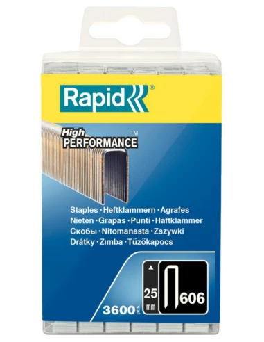 Agrafe n° 14 pour r606 diam 25 galva boite plastique de 3600 - RAPID