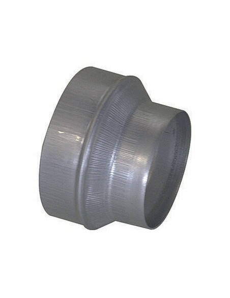 Reduction conique concentrique galvanise - Diametre 160-100 mm - Aldes