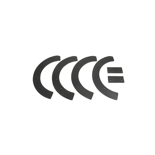 Jeu de pales adaptable pour chasse neige SNAPPER modèle 3201, 3202 et 3203. Remplace origine: 60631 - jeu de 4 pièces