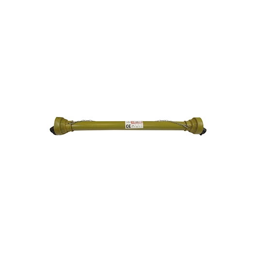 Cardan de transmission avec croisillons de 22 x 54mm. Tube triangle. Mâchoires 6 cannelures 2 x 1' 3/8 - Longueur HT : 1,20 m
