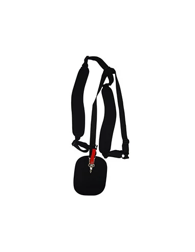 Harnais débroussaillage professionnel, sangle double réglable avec crochet à libération rapide - Grand confort