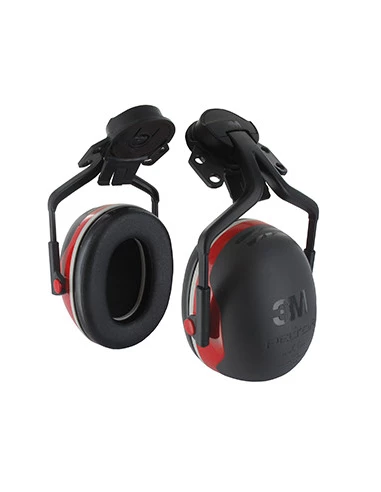 Paire de coquilles anti-bruit 3M™ Peltor™ modèle X3 avec fixation P5E, pour casques Peltor et 3M, 33dB.