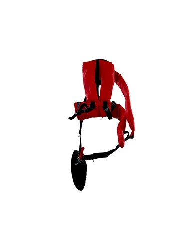Harnais débroussaillage ergo safety modèle professionnel, sangles avec rembourrage spécial pour utilisation intense.