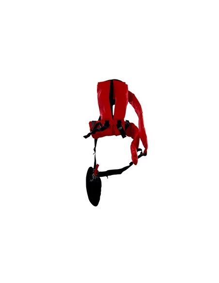 Harnais débroussaillage ergo safety modèle professionnel, sangles avec rembourrage spécial pour utilisation intense.
