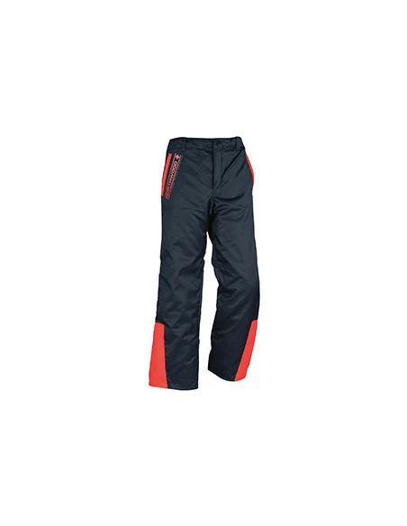 Pantalon sécurité modèle ECOLINE. Taille 46 . Protection anti-coupure classe 1. Testé KWF. Tissu 70% Polyamide, 30% Cotton. 2 po