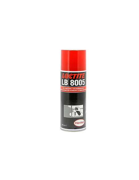 Anti glissant/adhérent Courroie LOCTITE8005 - 400 ml - Résistance maximale : 6 à 12 heures.
