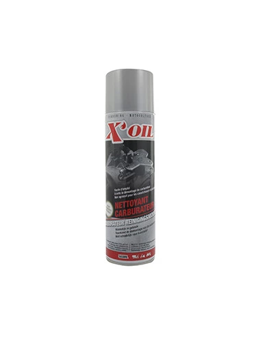 Aérosol X'OIL nettoyant Carburateur. Bombe de 500ml.