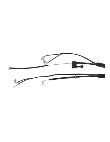 Câble accélérateur adaptable HUSQVARNA pour modèles 322R, 323R. Remplace origine 5374244-04.