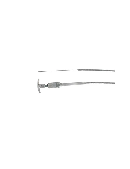 Commande d'accélération adaptable universel à tirette - Longueur câble:3200mm Longueur gaine: 3050mm Course :76mm