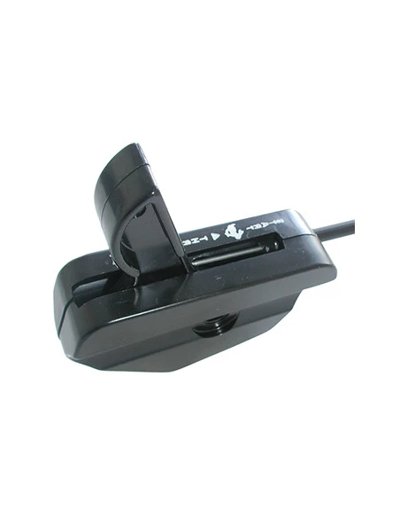 Commande d'accélération en plastique noir + câble. L câble:1280mm ,L gaine:1220mm ,Course:26mm.