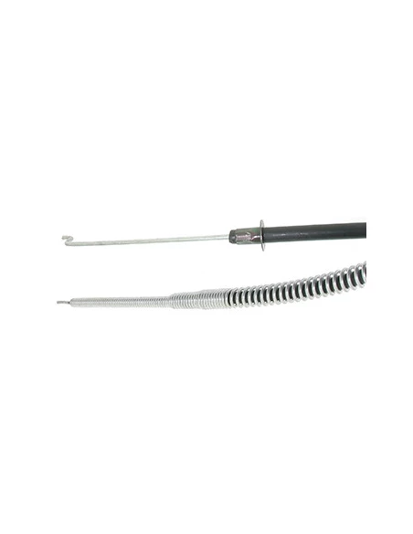Câble d'accélération adaptable avec ressort (216mm ) MTD. Remplace origine: 746-0632, 746-0671A, 746-0474 - Longueur câble:1143m