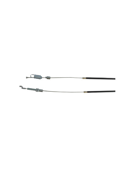 Câble d'embrayage adaptable CASTELGARDEN pour modèles T484TR. Remplace origine: 81001094/0 - Longueur câble: 1320mm Longueur gai