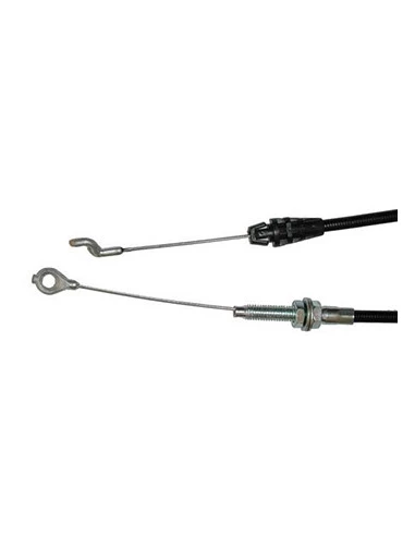 Câble de frein moteur réglable adaptable pour CASTELGARDEN. Remplace origine: 81000640/0 - Longueur câble: 1310mm Longueur gaine