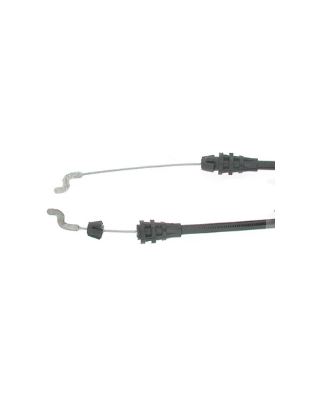 Câble frein Moteur avec 2 ''Z'' adaptable pour MTD - Longueur câble:1385mm, Longueur gaine: 1246mm. Remplace origine: 746-0552 (