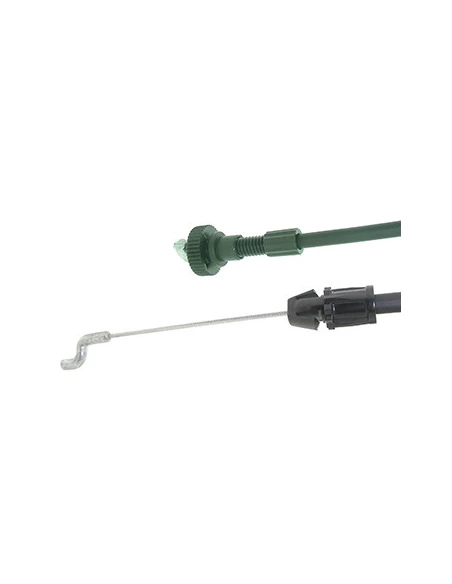 Câble d'embrayage adaptable pour tondeuse 21'' MTD. Remplace origine: 746-0711, 746-0711B, 746-0713 - Longueur câble:1448mm Long