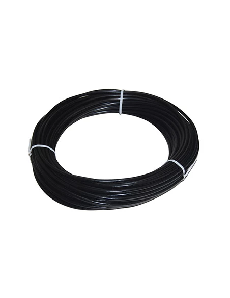 Gaine plastifiée en rouleau de 50 mètres Ø: ext: 6mm Ø int: 3mm