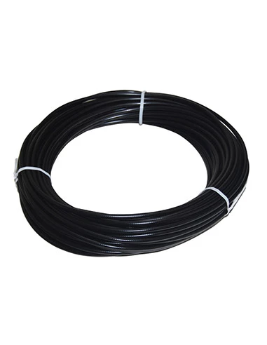Gaine plastifiée en rouleau de 50 mètres Ø: ext: 10mm Ø int: 5,5mm