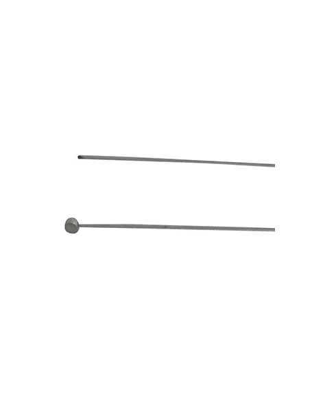 Câble souple universelle à embout tonneau - Longueur totale: 2500mm - Ø: ext: 1,2mm