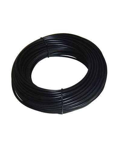 Gaine en rouleau plastifiée de 25 mètres. Ø: ext.:5,4mm - E: Ø int: : 2,5mm.