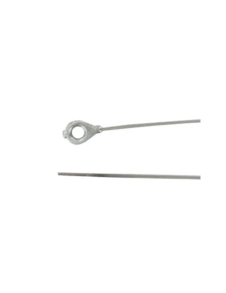 Câble souple universel avec oeillet de Ø: 7,5mm - Longueur câble: 2000mm Ø: 1,8mm.